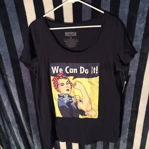 Ripple Junction “We can do it” T Shirt - Size 0X